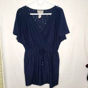 J. VALDI navy top M